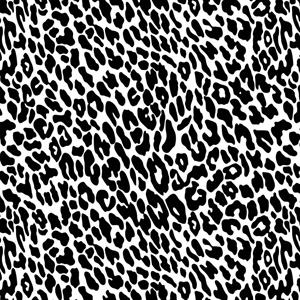 Pattern Leopard Prints Black Sıraltı Transfer Kağıdı 24x16 cm