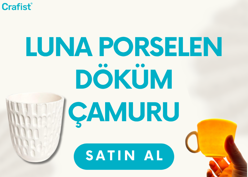 Luna Porselen Döküm Çamuru
