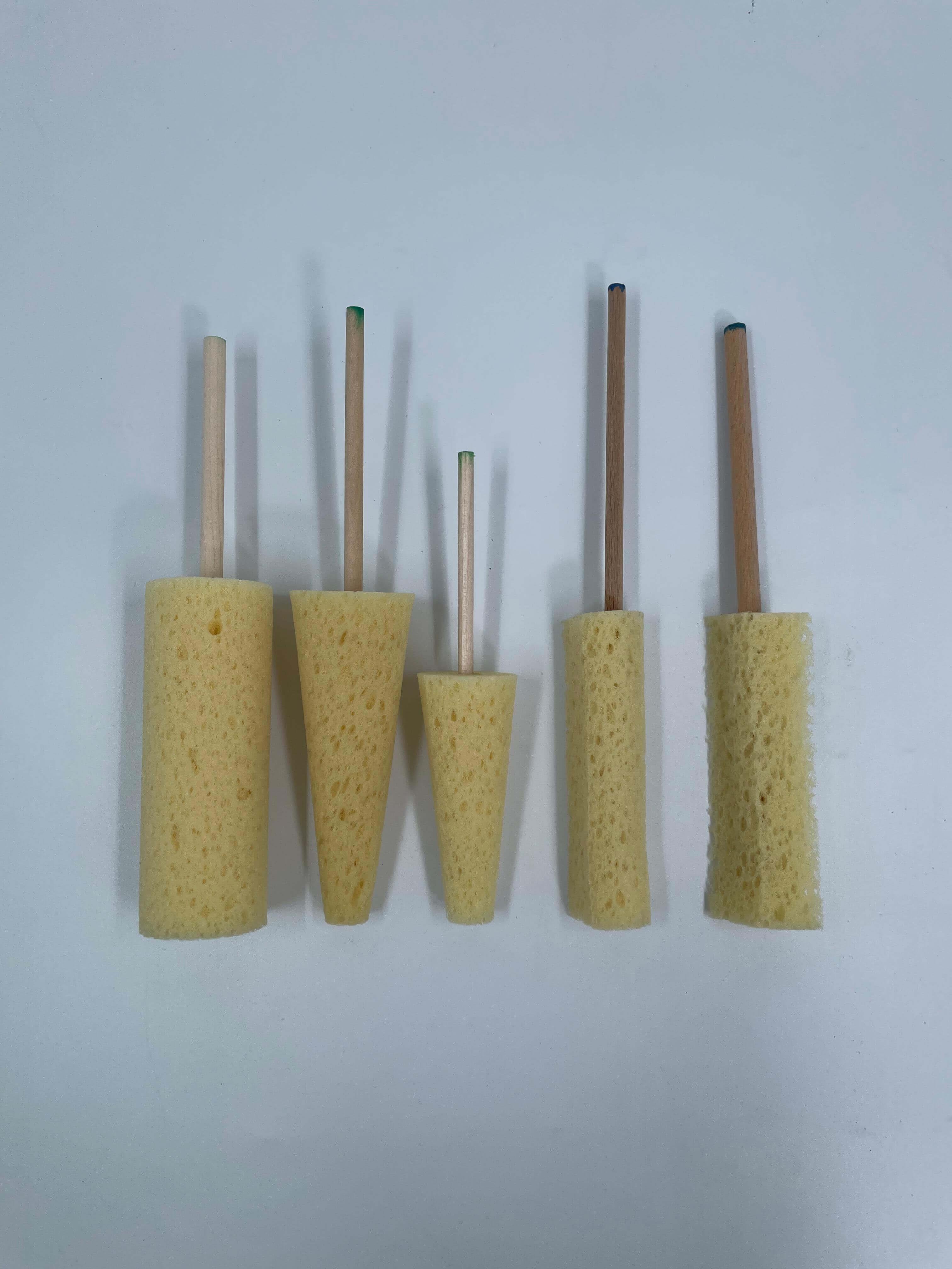 Çubuklu Sünger SET (ECO) - Seramik Rötüş Süngerleri