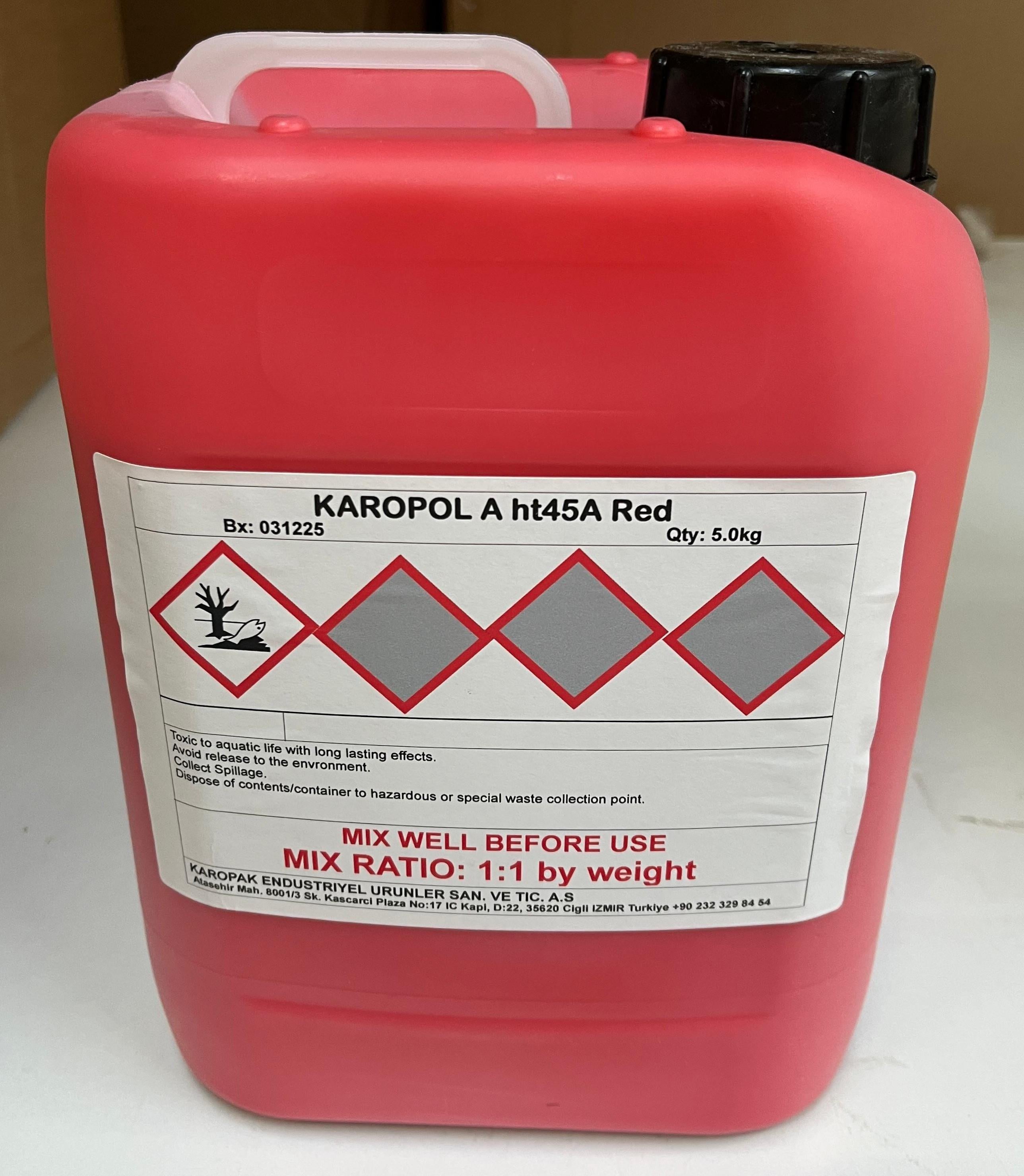 Karopol A HT-45A Red (5 kg) + Karopol B (5 kg) Set