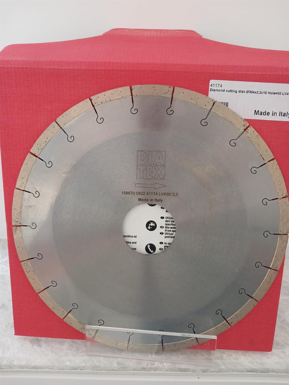 LV43K Ø304x2,2x10 Hole=60 (41174)