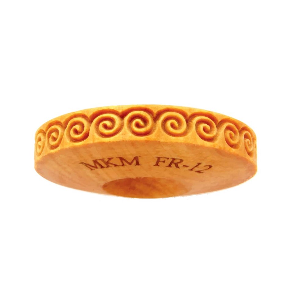 MKM FR-12 Finger Roller Greek Key - Round Spiral