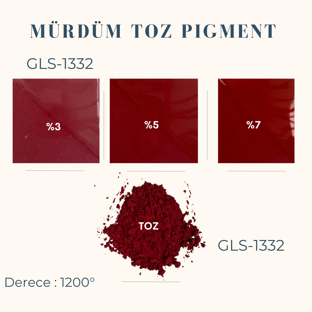 Mürdüm Toz Pigment GLS-1332 