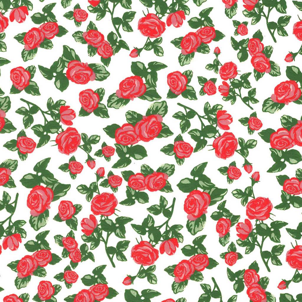 UNDERGLAZE TRANSFER - Red Rose 19 x 13 inch