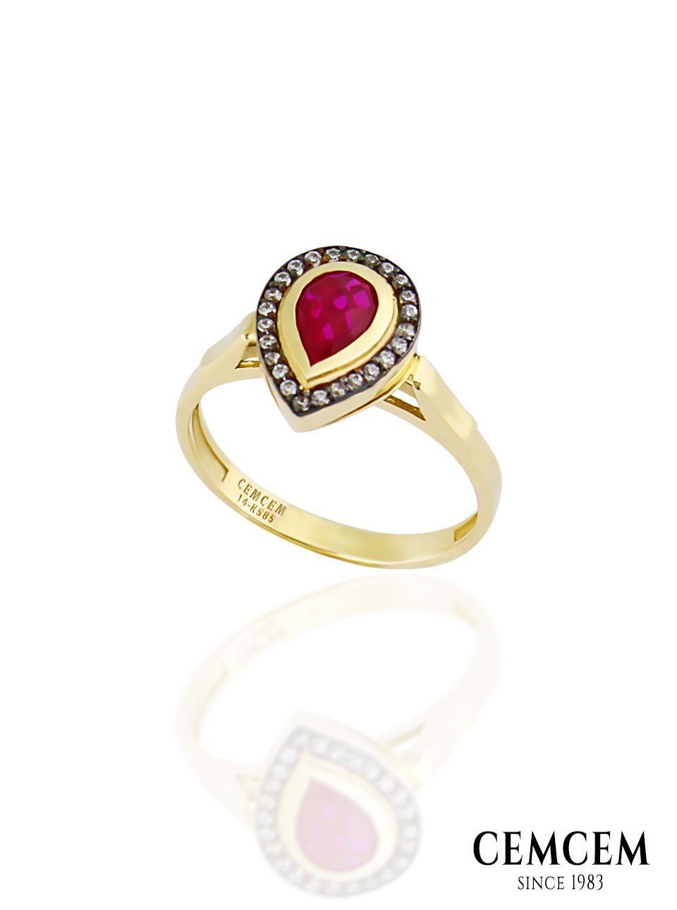 Cemcem Bolide Red III Yüzük