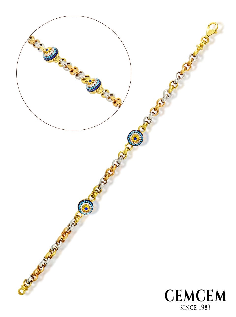 Cemcem Evil Eyes I BileklikCemcem Evil Eyes I BileklikBİLEKLİKCEMCEM