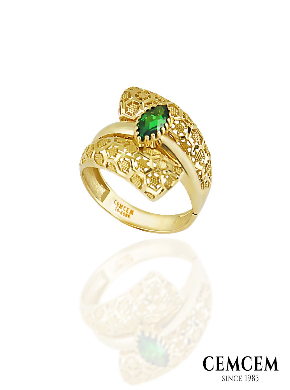 Cemcem Minevra Green I YüzükCemcem Minevra Green II YüzükRENKLİ TAŞLI YÜZÜKCEMCEM