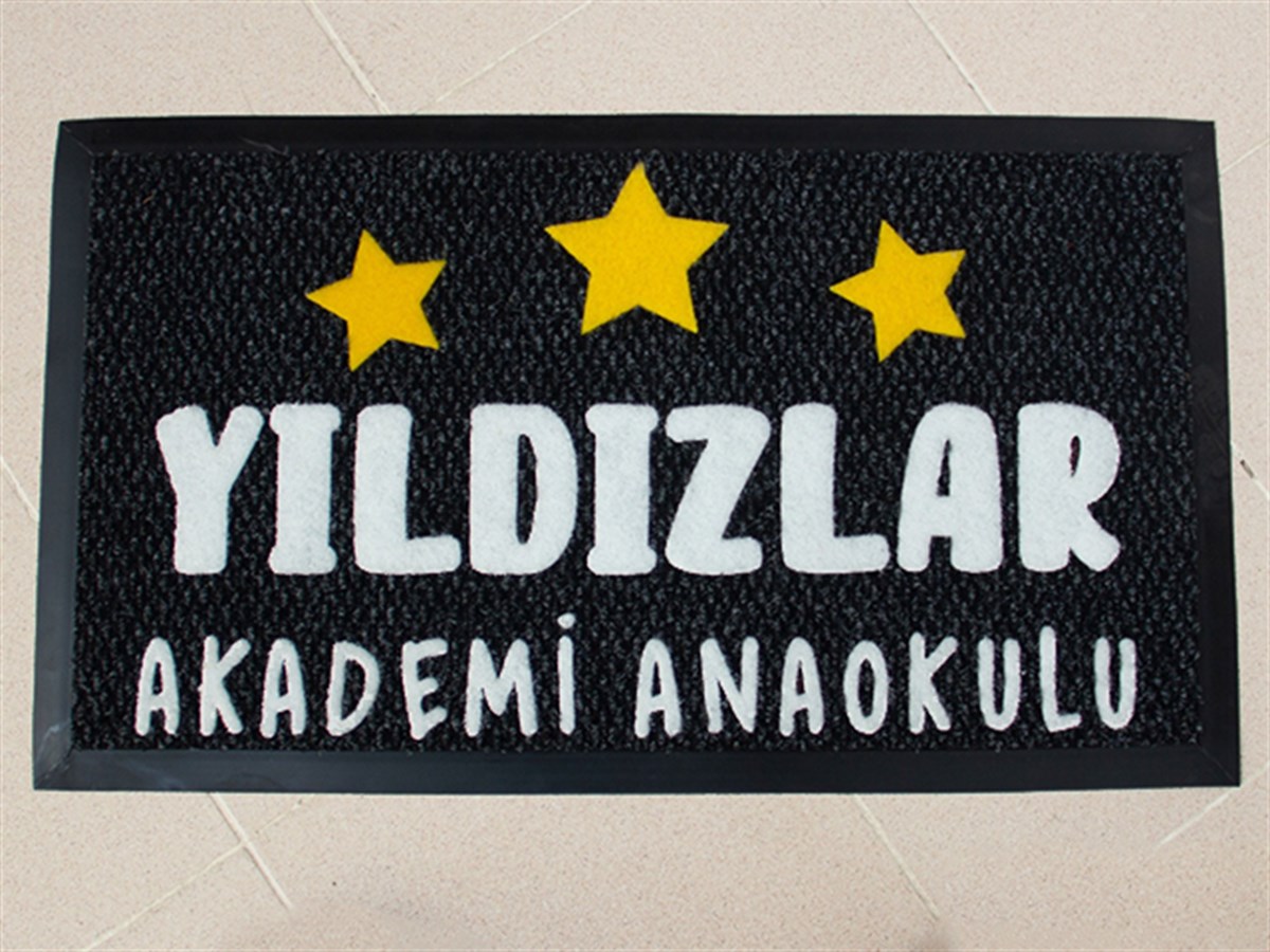 Akademi Anaokulu Halısı Logolu Halı Paspas