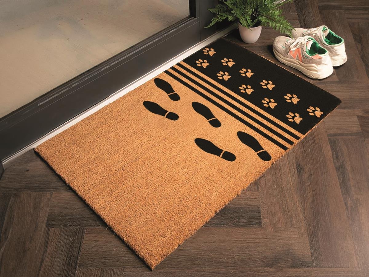 Ayak İzli Giriş Paspası Koko Paspas Kapı Paspası Ev ve Ofis Paspası