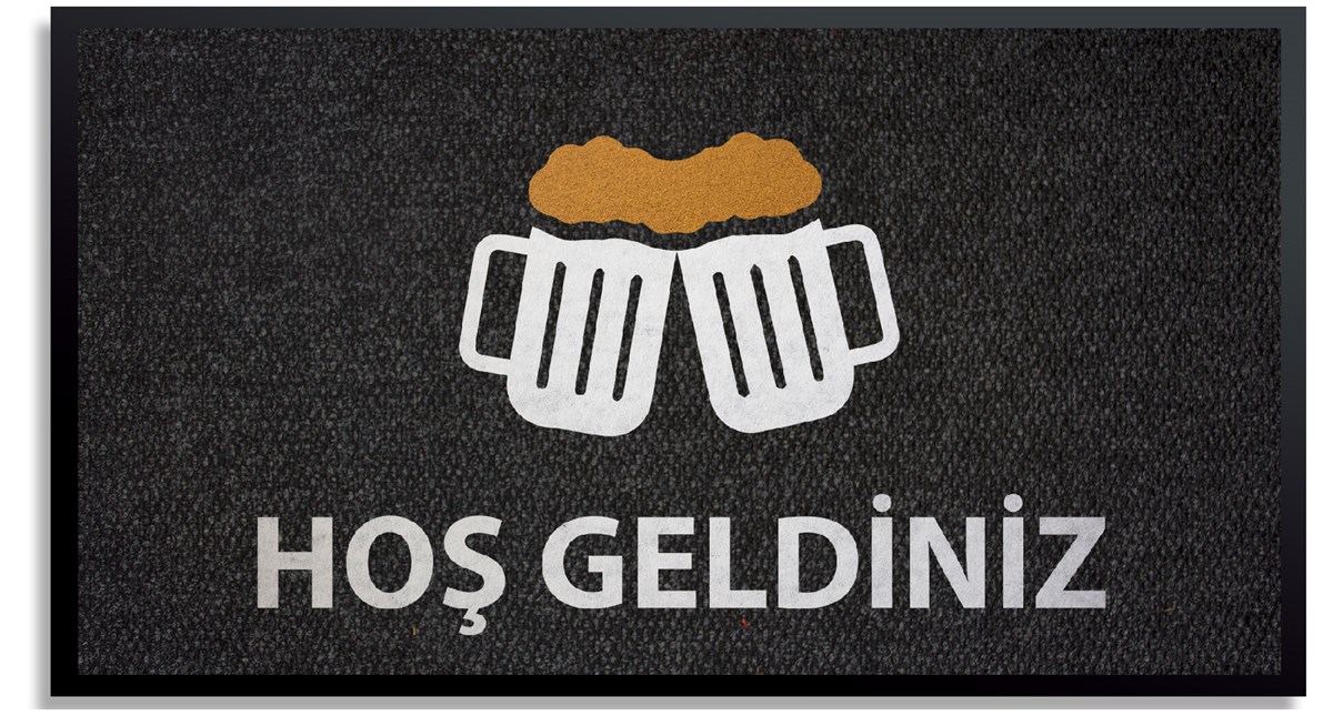 Bar İşletme Giriş Halısı Logolu Paspas