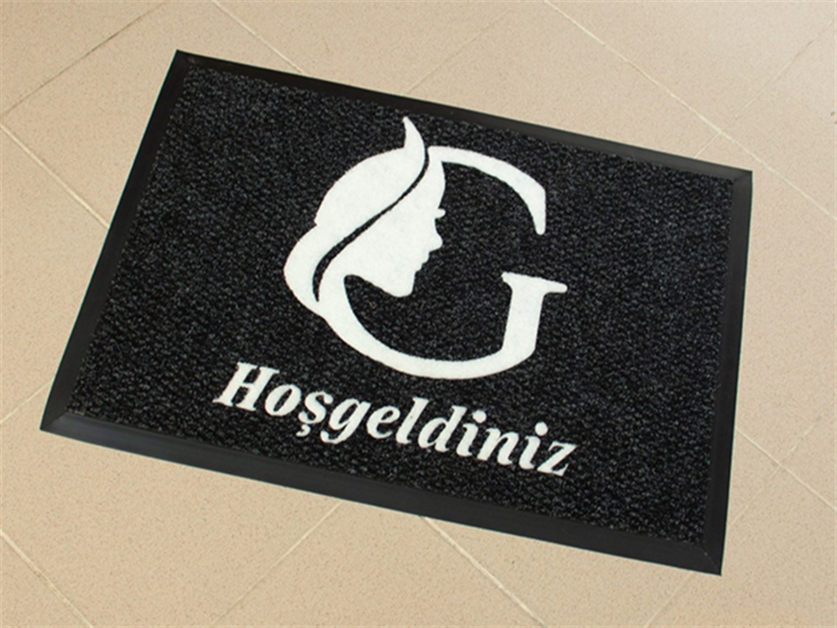 Beauty Center Güzellik Merkezi Paspası Logolu Halı Paspas 