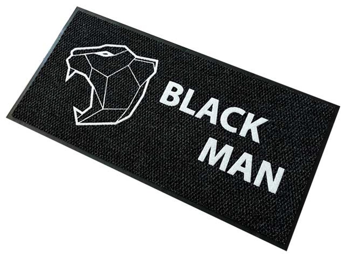 Black Man Logolu Halı Paspas