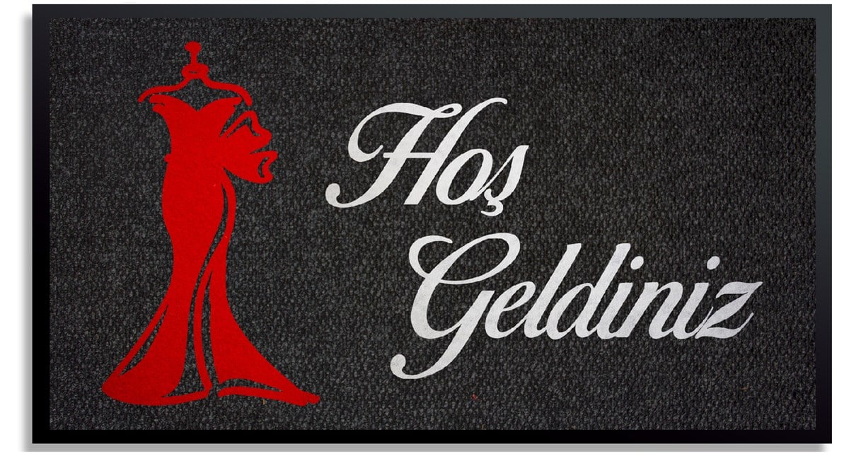 Butik Giyim Mağaza Paspası Giriş Paspası Logo Halı