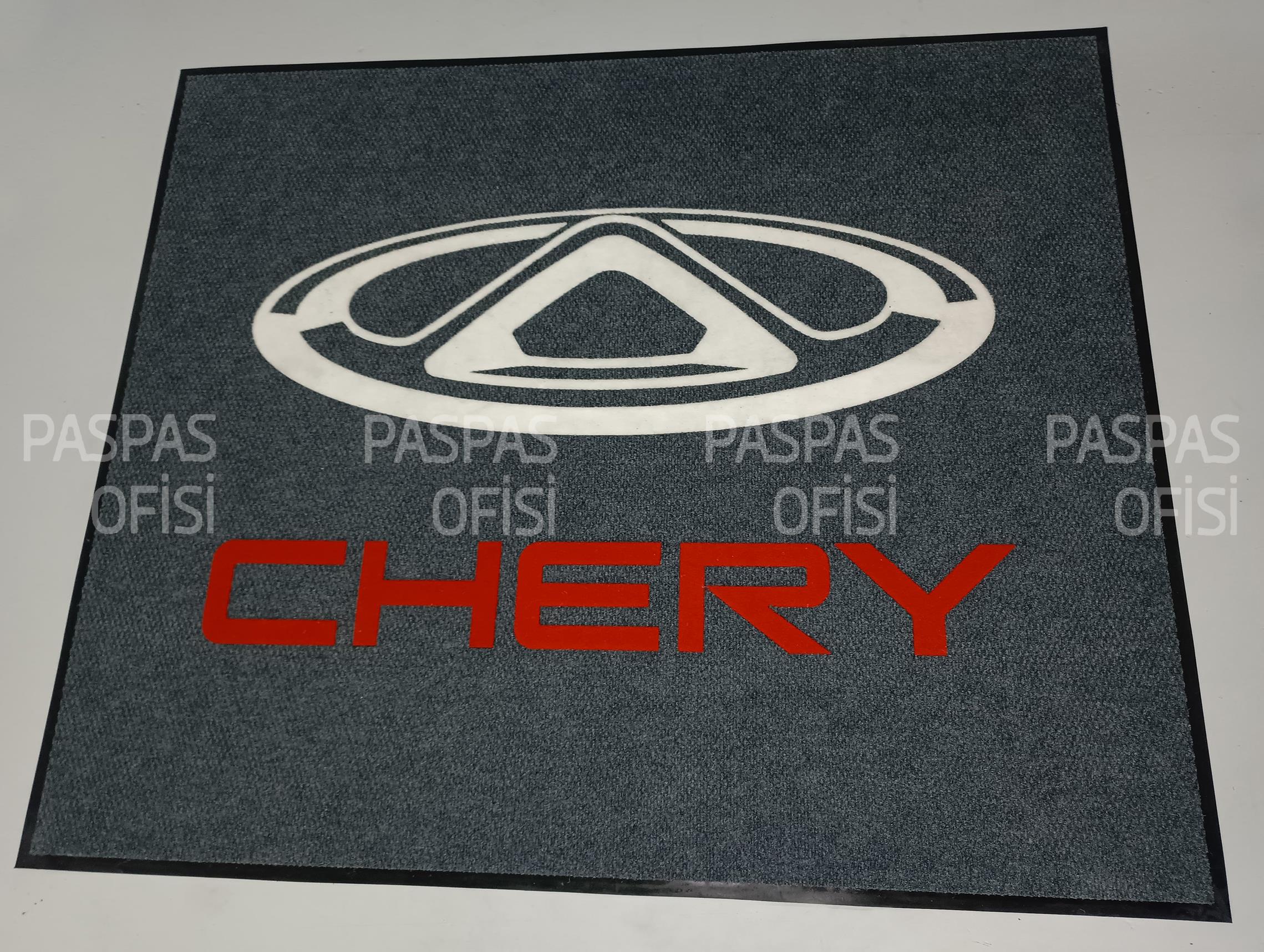 Chery Logolu Otomobil Firma Paspası İş Yeri Paspası