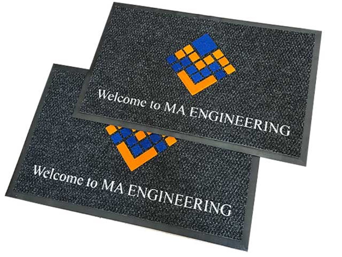 Engineering Mühendis Firma Logolu Halı Paspas