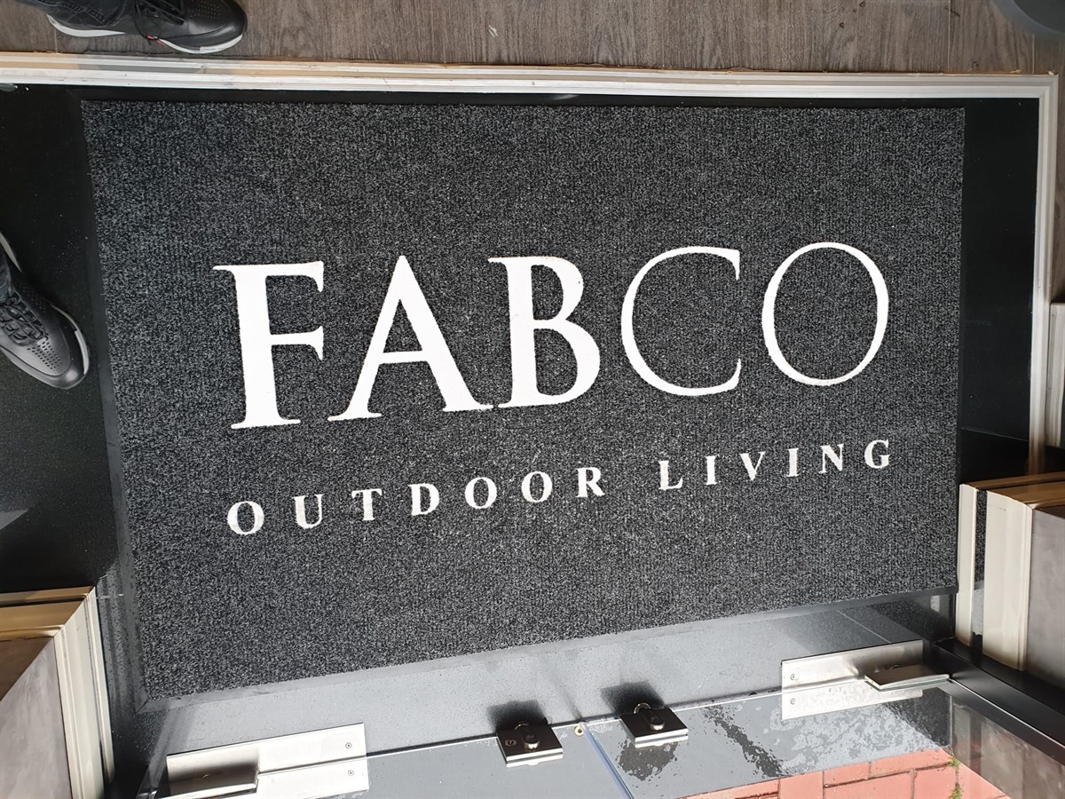 Fabcoo Outloor Living Logolu Halı Paspas