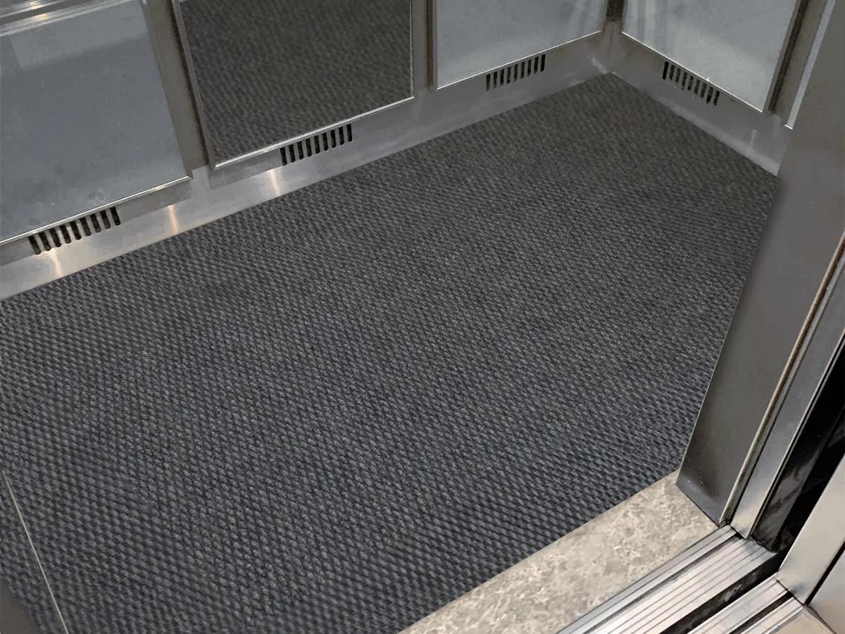 Gri Asansör Paspası İş Yeri ve Bina Paspası Apartman Paspası Kaymaz Paspas