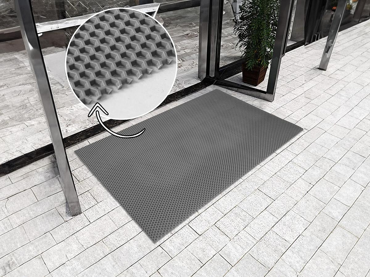 Gri İş Yeri Paspası Z Mat Paspas Islak Zemin ve Dış Mekan Paspası