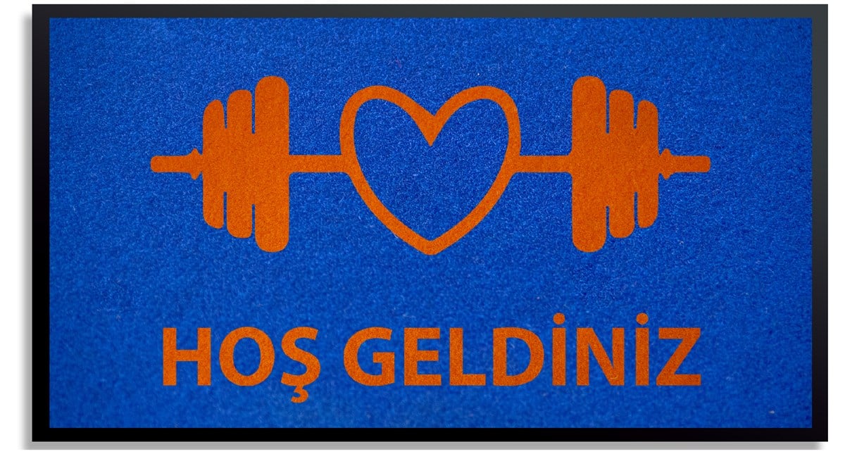 Gym Spor Salonu Paspası Logolu Halı