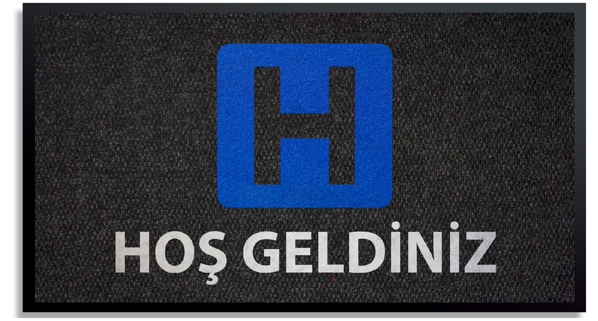 Hastane Logolu Lazer Kesim Paspas