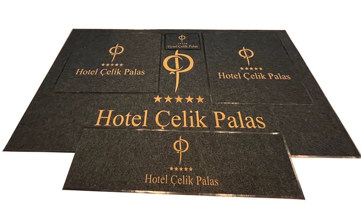Hotel Çelik Palas Logolu Set Halinde Paspas 