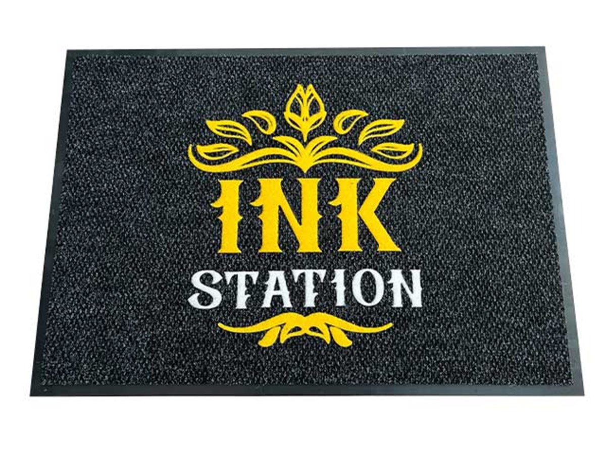 Ink Station Logolu Halı Paspas