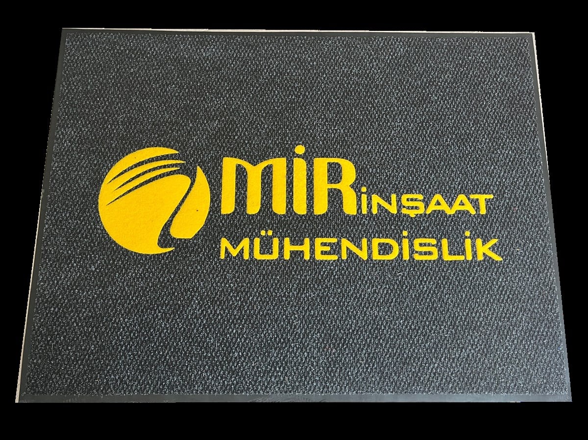 İnşaat ve Mühendislik Logolu Halı Paspas
