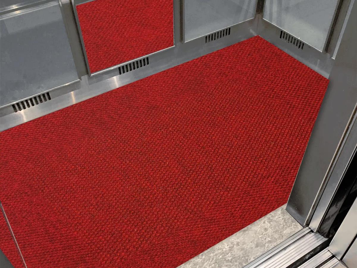 Kırmızı Asansör Paspası İş Yeri ve Bina Paspası Apartman Paspası Kaymaz Paspas