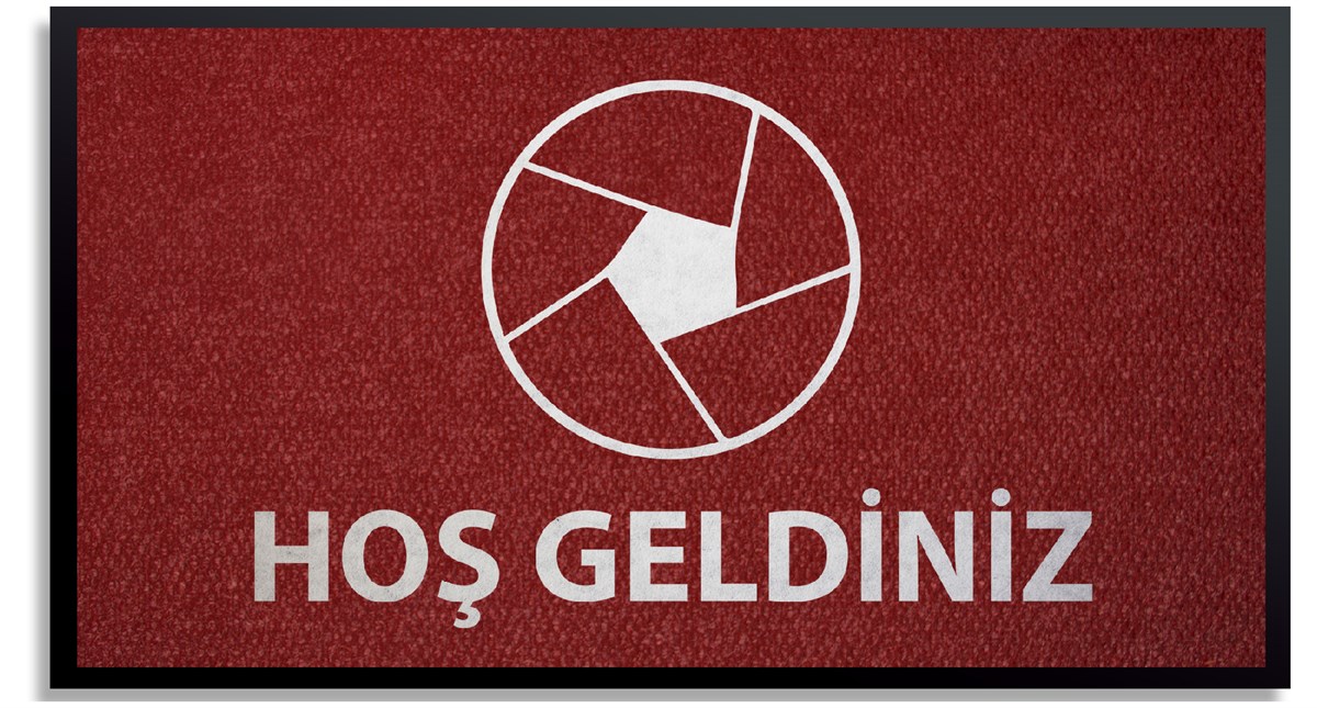 Logolu Halı Paspas Giriş Paspası Fotoğraf Tasarımlı
