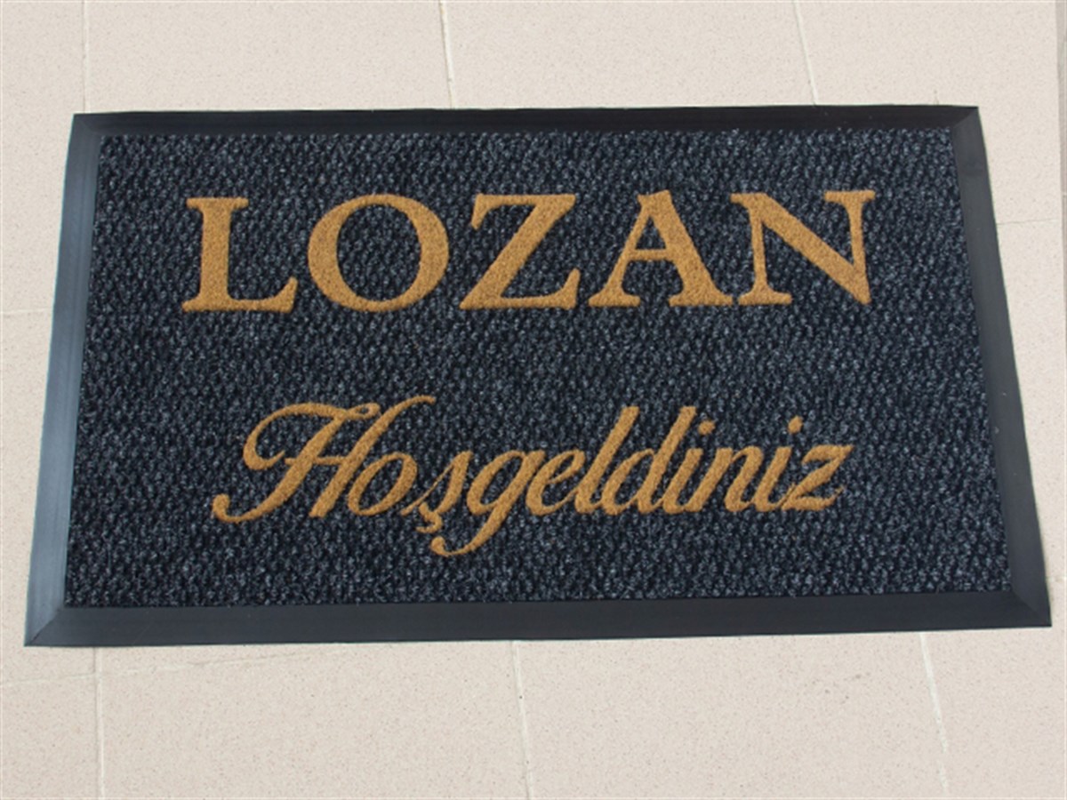 Lozan Hoşgeldiniz Ofis Paspası Logolu Halı Paspas