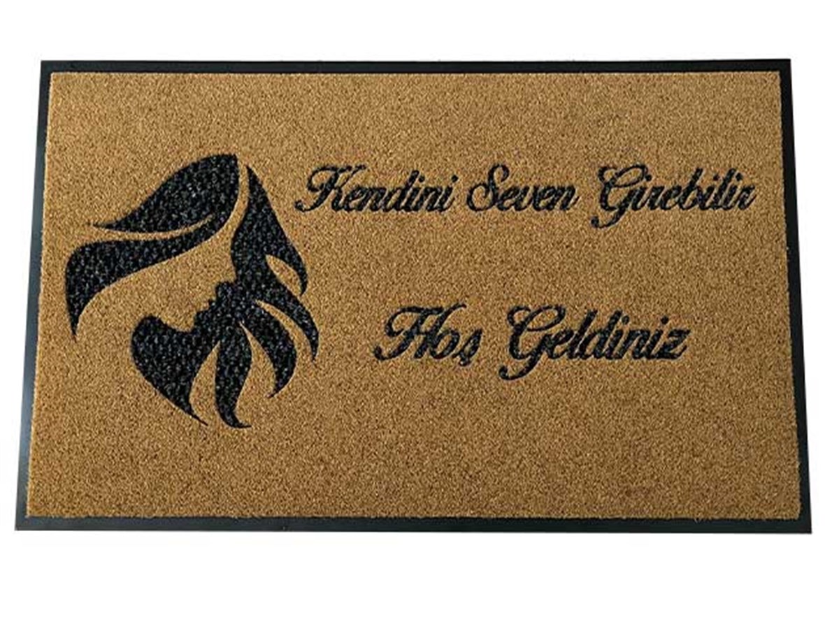 Özel Tasarım Logolu Paspas Güzellik Merkezi Teması