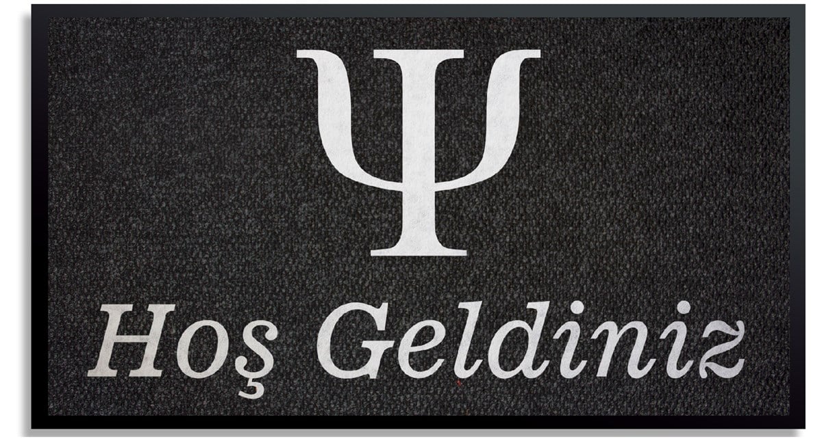 Psikolog Giriş Paspası Logolu Halı Paspas