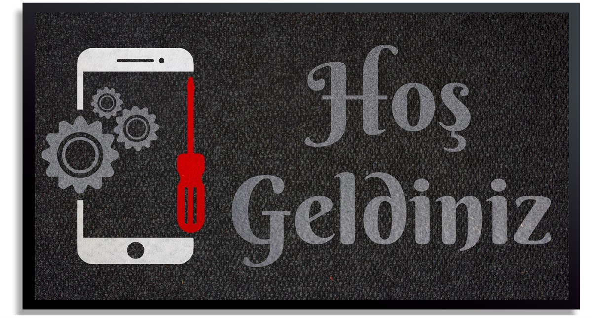 Servis Paspas Servis Halısı Logolu Paspas