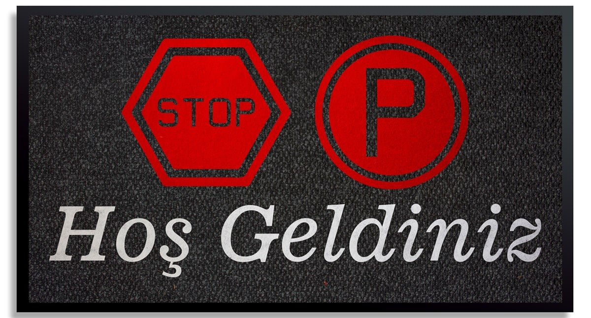 Sürücü Kursu Paspası Kapı Önü Logolu Halı Paspas