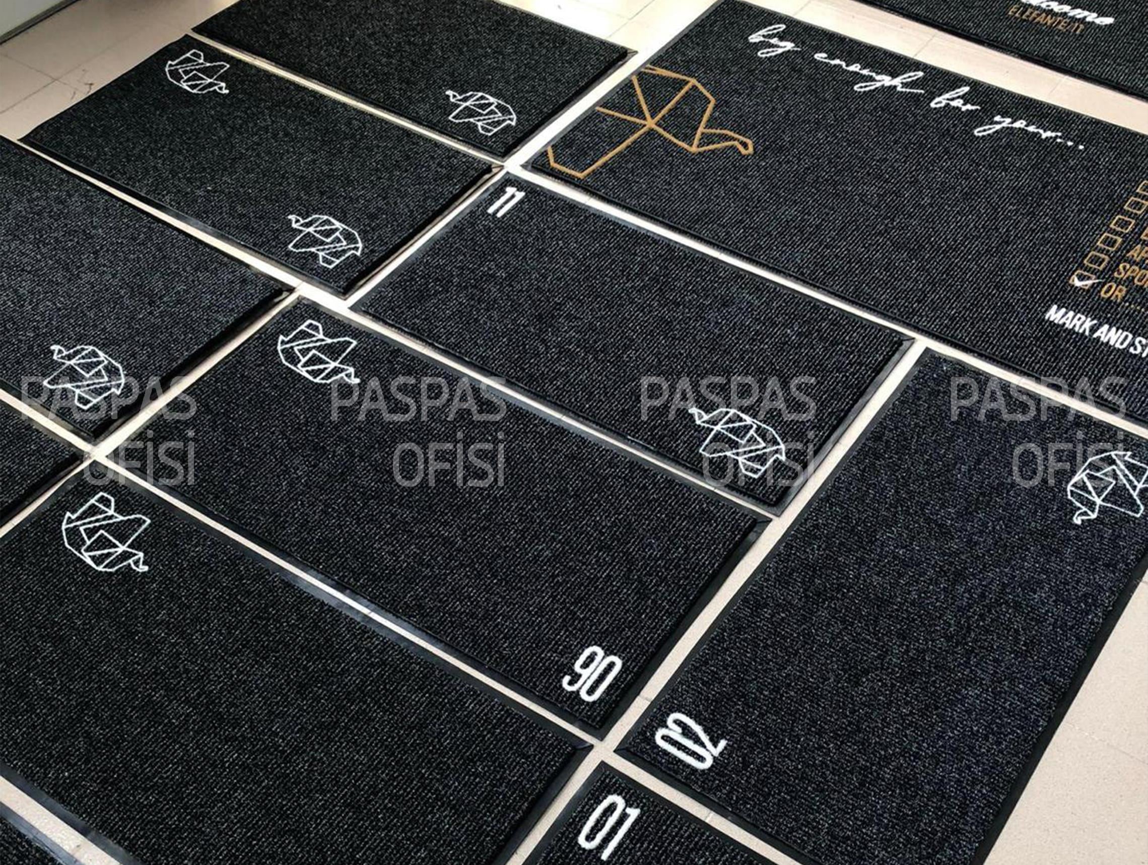 Toptan Logolu Paspas Firma Logolu Dış Kapı Paspası