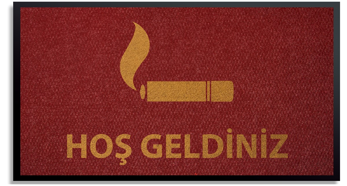 Tütüncü Paspası Logolu Halı Paspas
