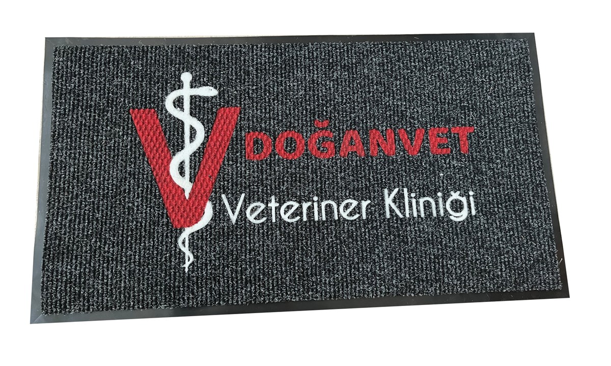 Veteriner Kliniği Logolu Halı Paspas