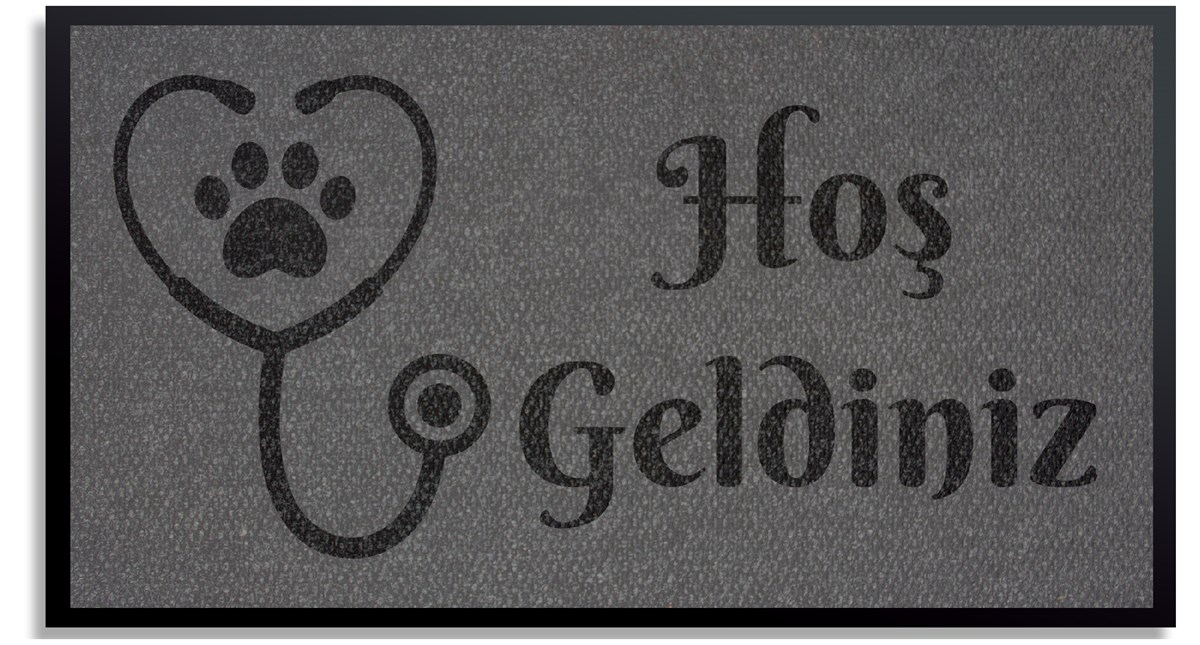 Veteriner Logolu Halı Paspas