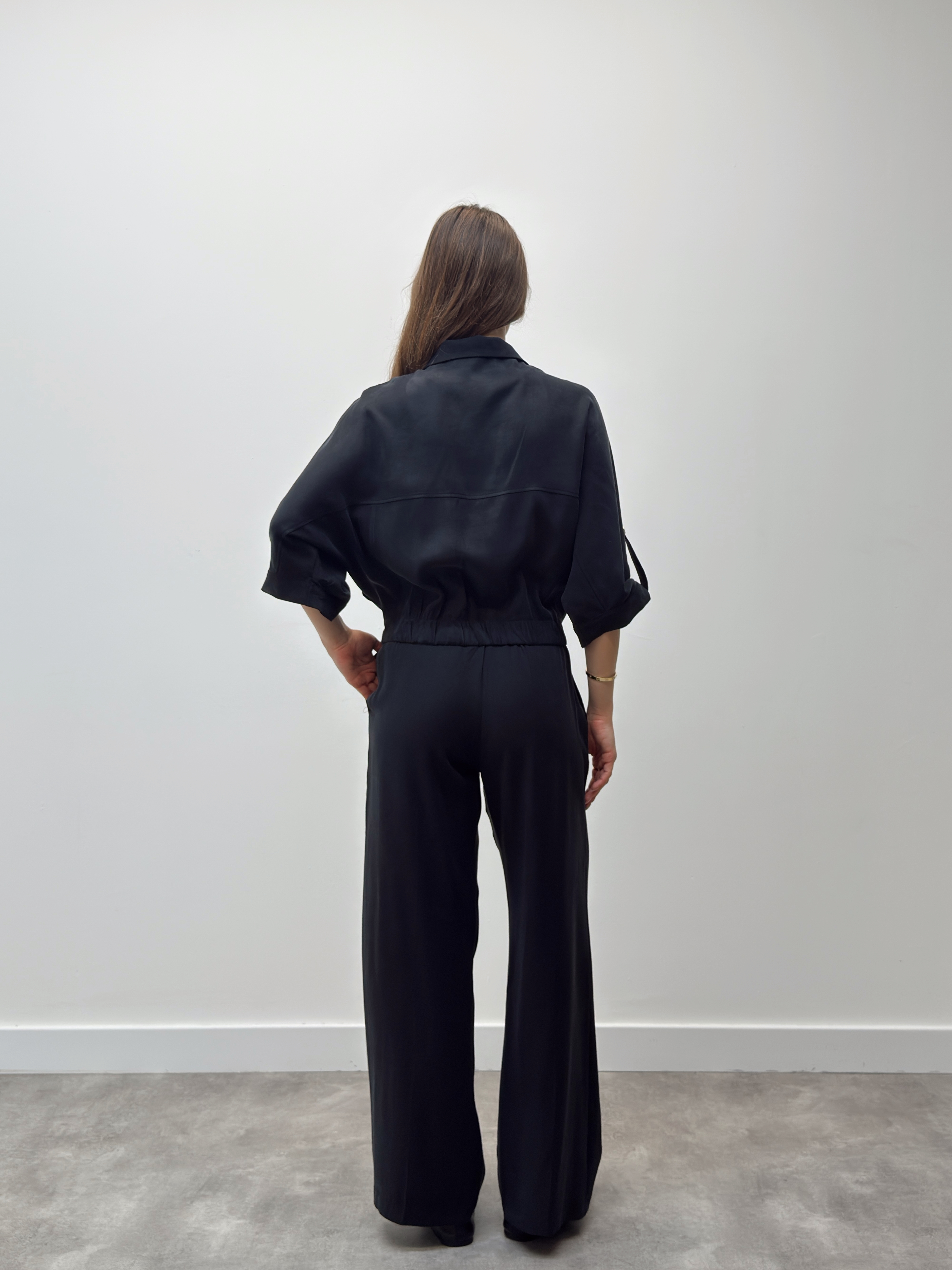 Elara Ceket Pantolon Siyah Takım