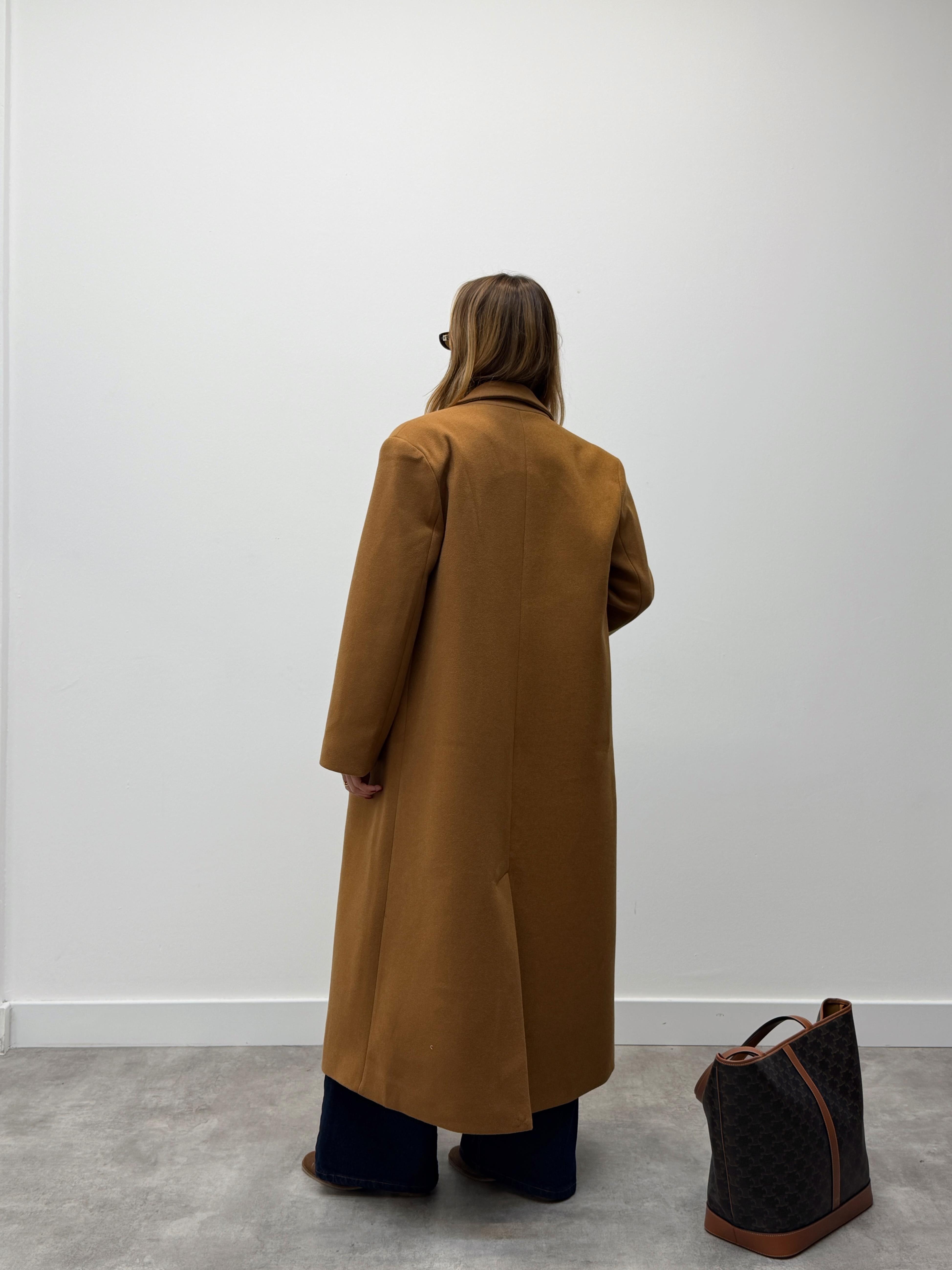 Kadın Premium Vatkalı Armonde Taba Kaban