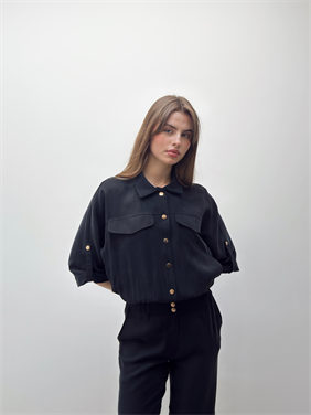 Elara Ceket Pantolon Siyah Takım