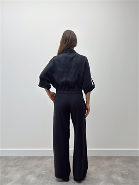 Elara Ceket Pantolon Siyah Takım