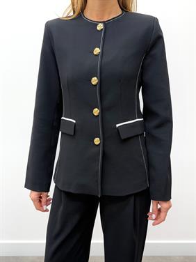 Kadın Biyeli Premium Fit Siyah Ceket