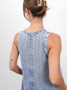 Kadın Jean Cepli Çan Elbise