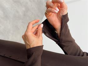 Kadın Kol Fermuarlı Düğmeli Maxi Kahverengi Elbise