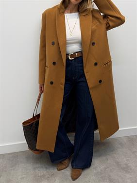 Kadın Premium Vatkalı Armonde Taba Kaban