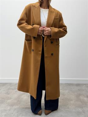 Kadın Premium Vatkalı Armonde Taba Kaban