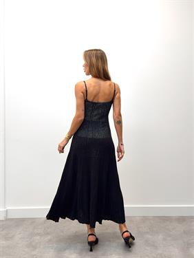 Kadın Tina Simli Askılı Triko Elbise