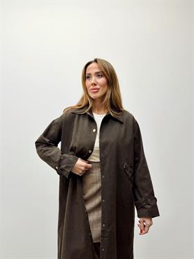 Kadın Verona Gabardin Mumlu Trençkot