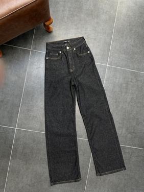 Kadın Yüksek Bel En Boy Likralı Comfort İspanyol Paça Antrasit Kot Pantolon 